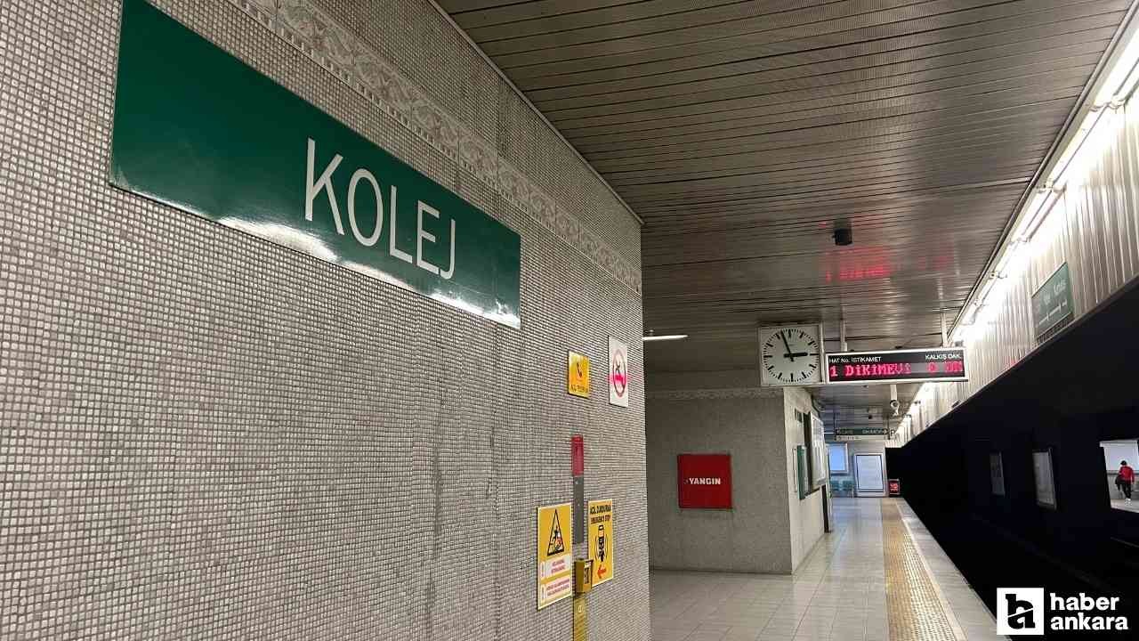 EGO tren seferlerinin geçici olarak durdurulduğunu açıkladı!