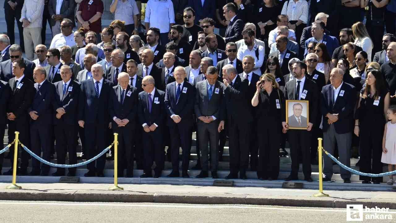 Eski bakan için TBMM'de cenaze töreni düzenlendi