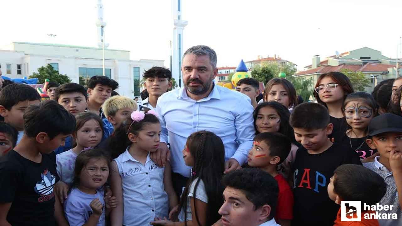 Pursaklar Belediyesi'nin çocuk şenliği Gümüşoluk Mahallesi'nde!