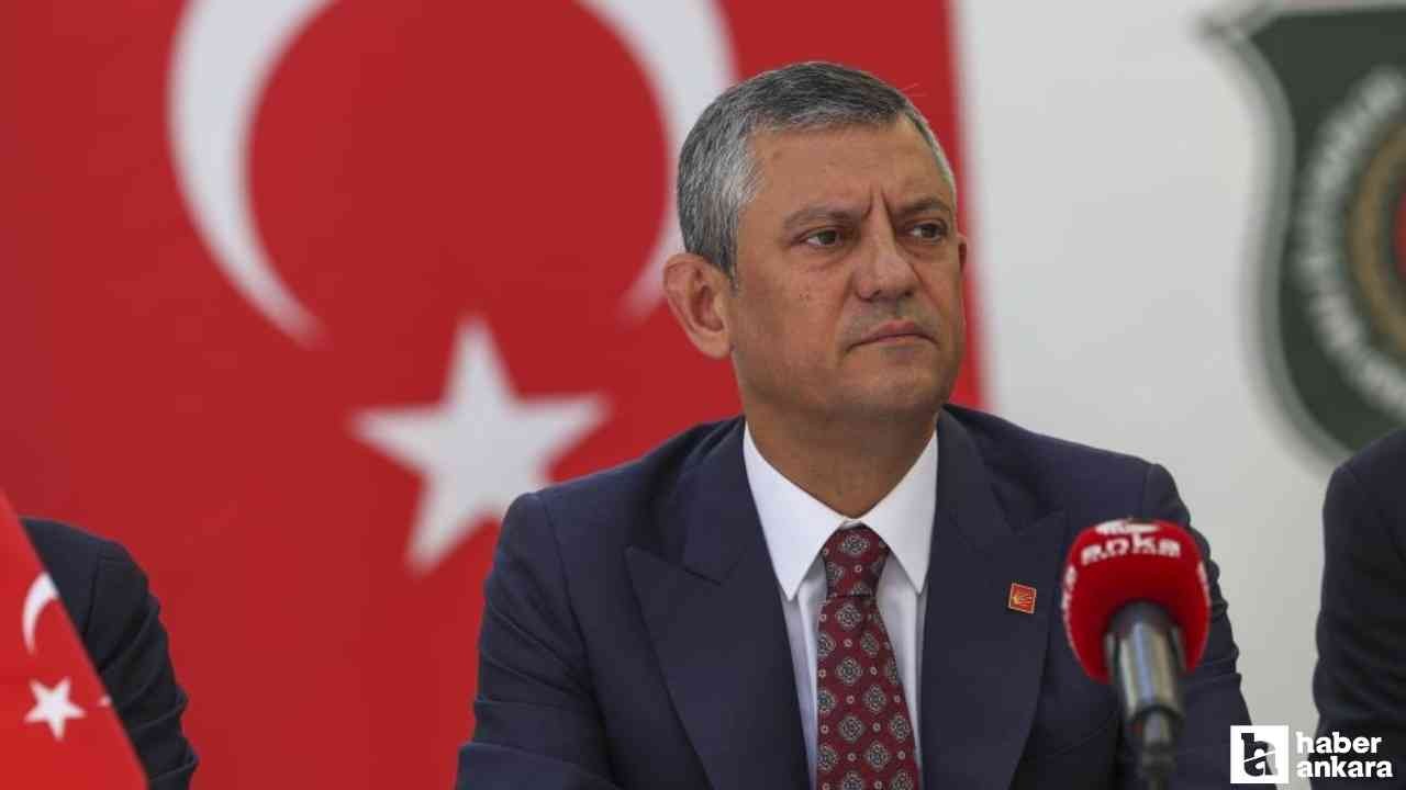 CHP Genel Başkanı Özel'den genel af açıklaması