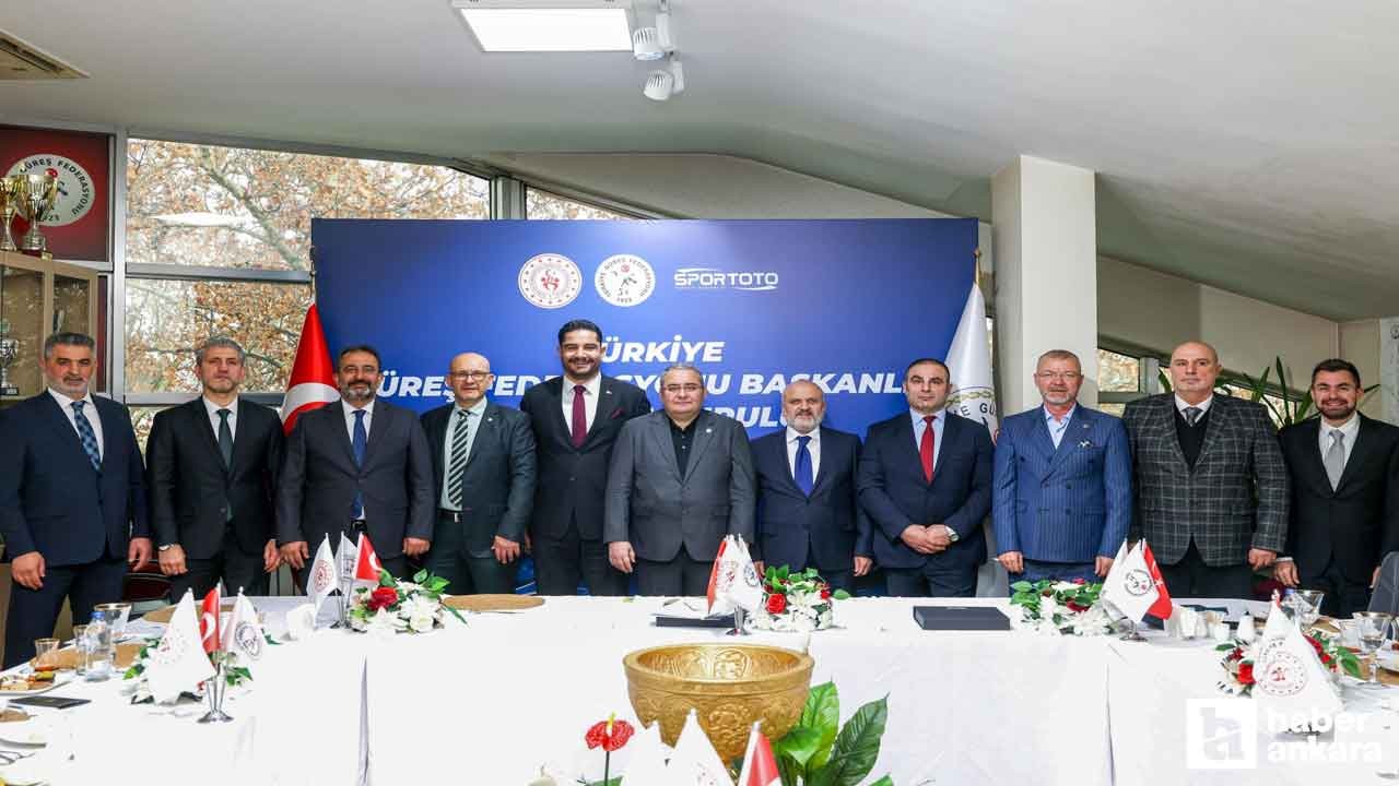 Türkiye Güreş Federasyonu Yönetim Kurulu, Ankara'da toplandı