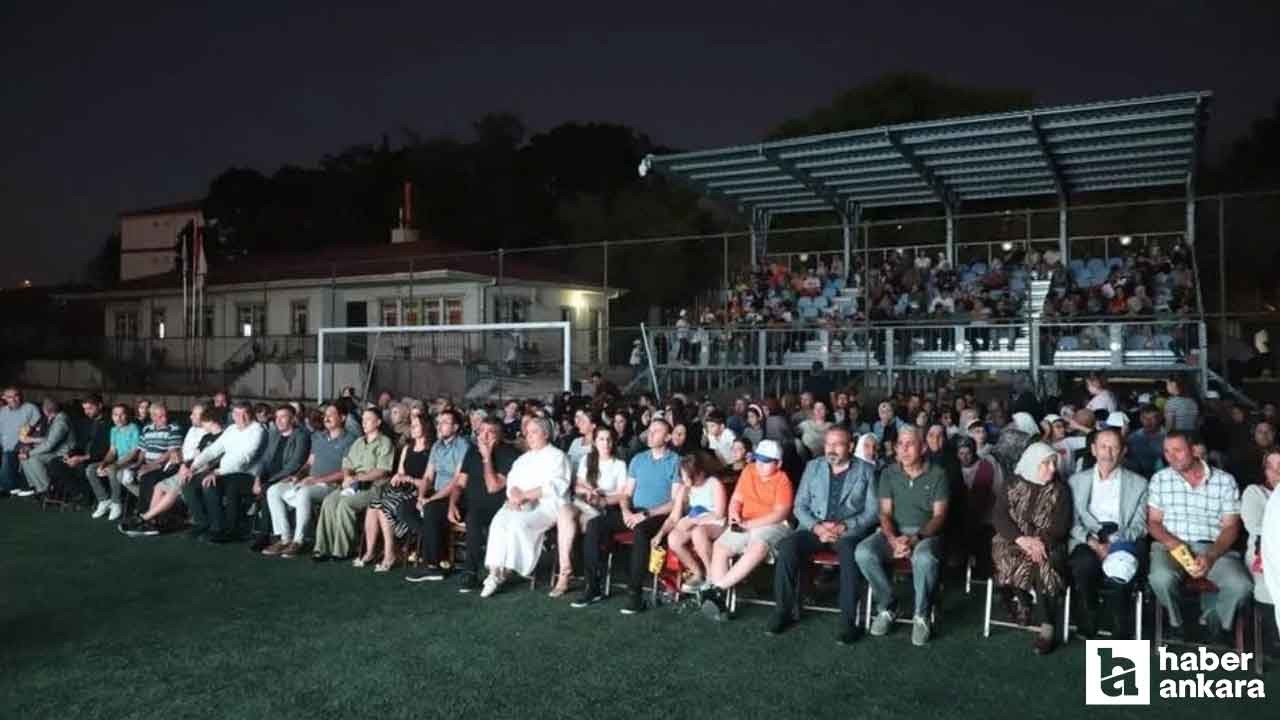 Bala'da bir ilk: Açık hava sinema şenliği düzenlendi!