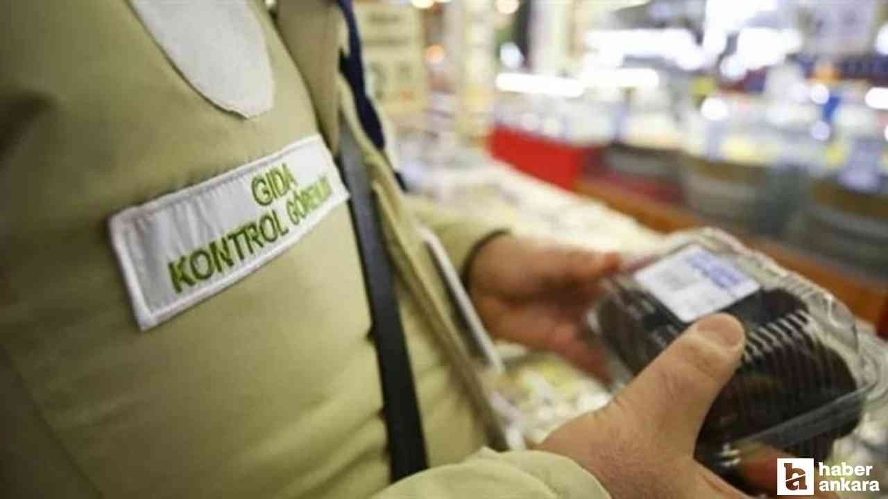 Yenimahalle'deki gıda denetimlerinde 300 binden fazla gıda etiketi ele geçirildi