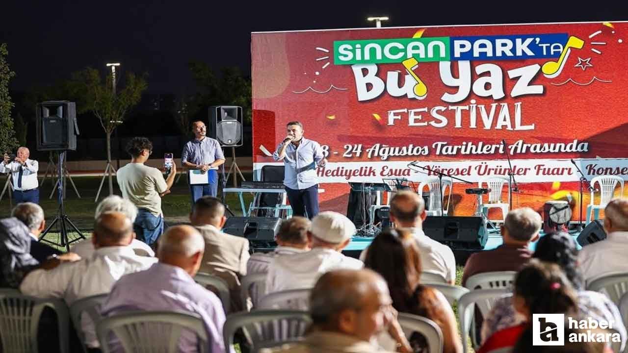 Sincan Belediyesi'nin Ankaralılar Günü etkinliği yoğun ilgi gördü
