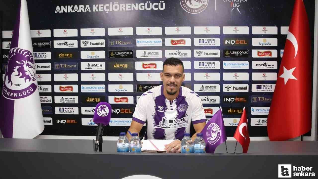 Keçiörengücü defansına Brezilyalı stoper