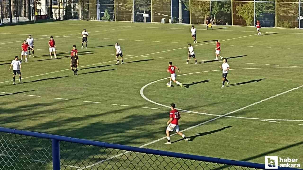 MKE Ankaragücü - Türk Metal hazırlık maçı 3-3 beraberlikle sonuçlandı