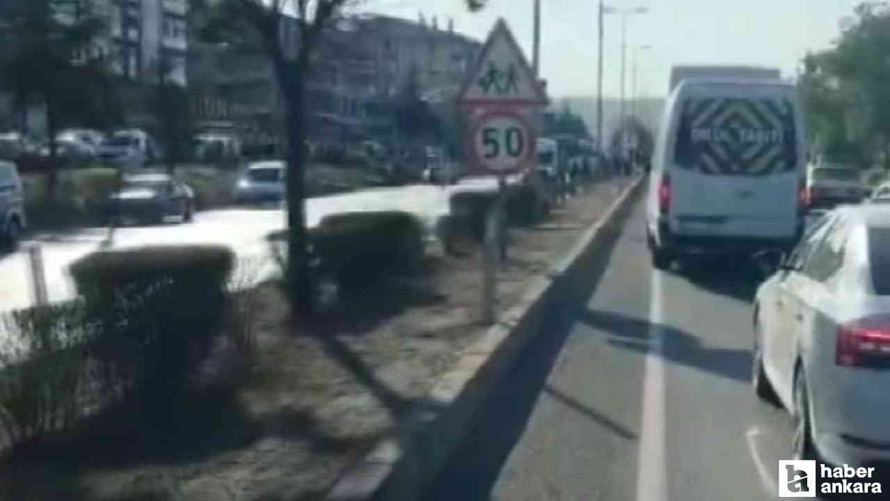 Pursaklar'daki motosiklet kazasında 1 kişi hayatını kaybetti