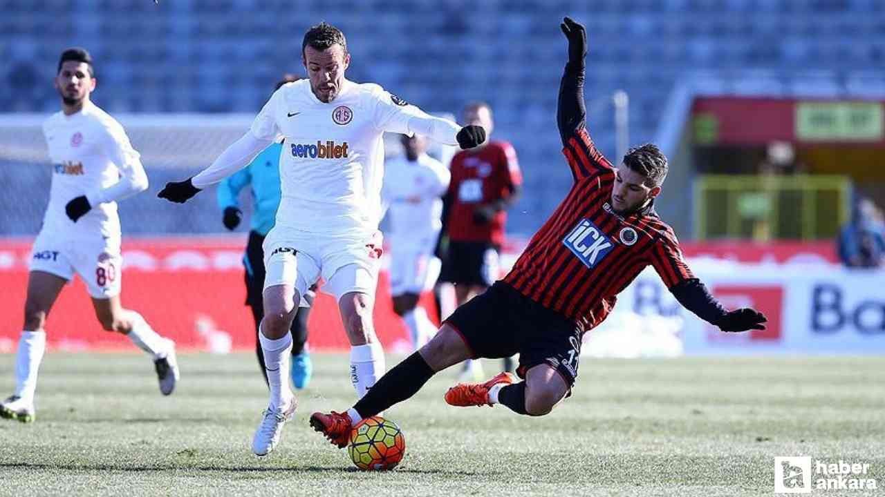Gençlerbirliği, Antalyaspor ile 61. maça çıkıyor