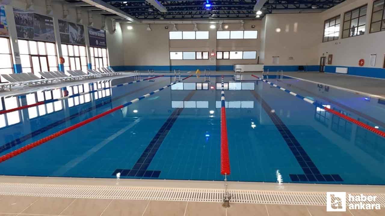 Kahramankazan'da yüzme havuzu yeniden hizmete açıldı