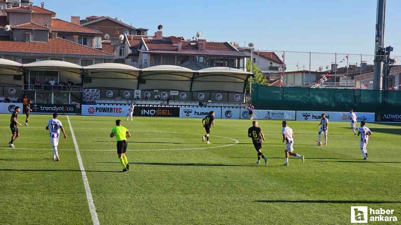 Keçiörengücü-İstanbulspor karşılaşmasında gol sesi çıkmadı
