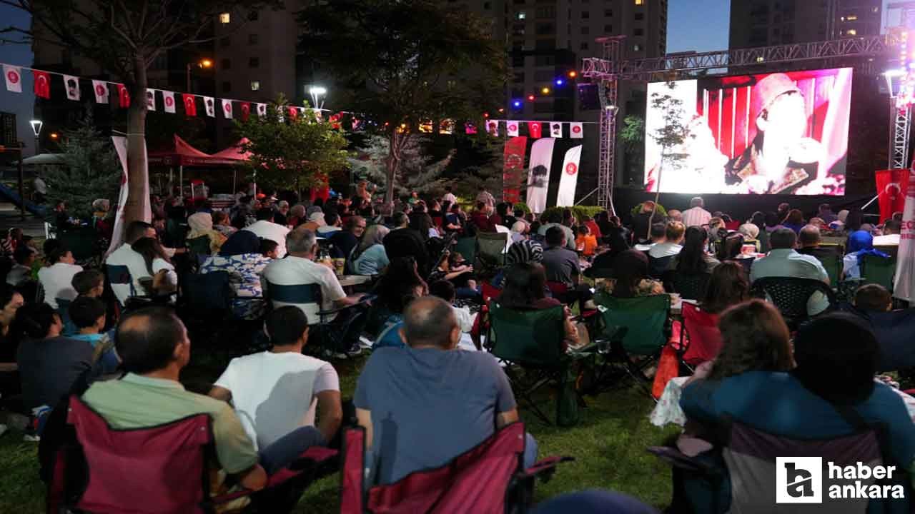 Keçiören'de Yeşilçam geceleri devam ediyor!