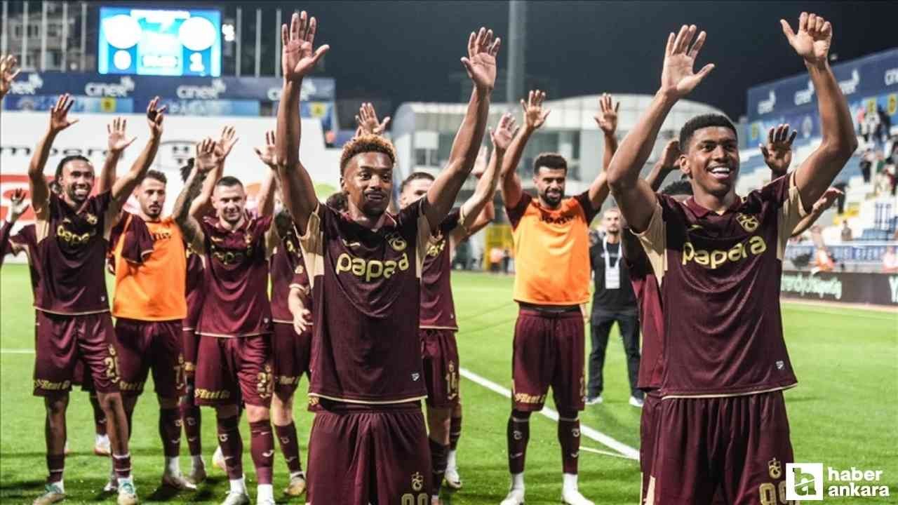 Trabzonspor iyi başladı: Karadeniz’de keyifler yerinde