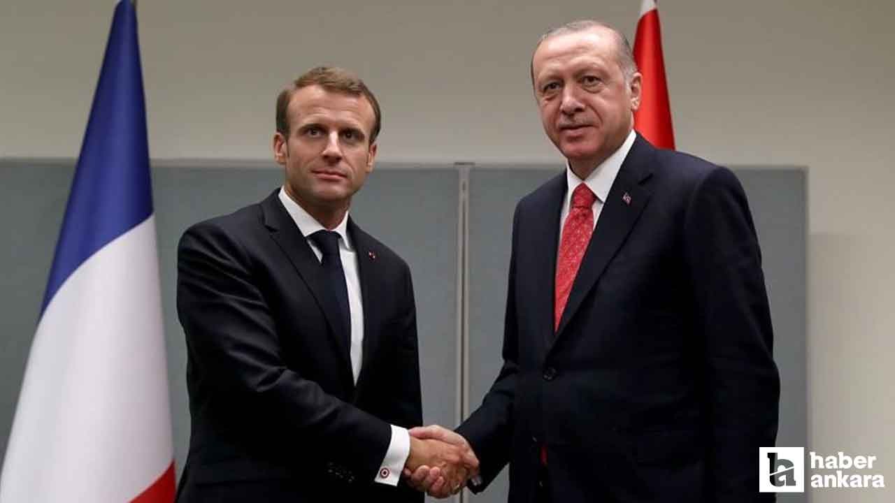 Cumhurbaşkanı Erdoğan, Fransa Cumhurbaşkanı Macron ile telefonla görüştü