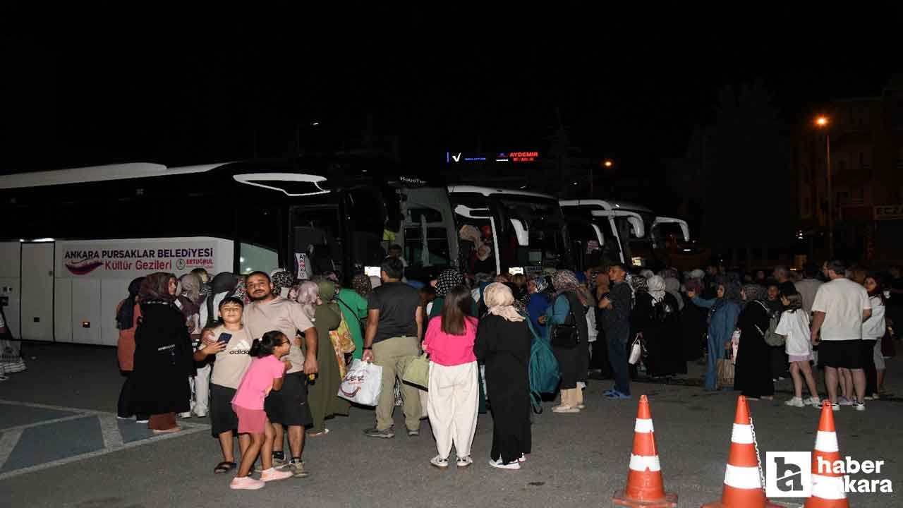Pursaklar Belediyesinin kültür gezilerinde yeni rota İstanbul oldu