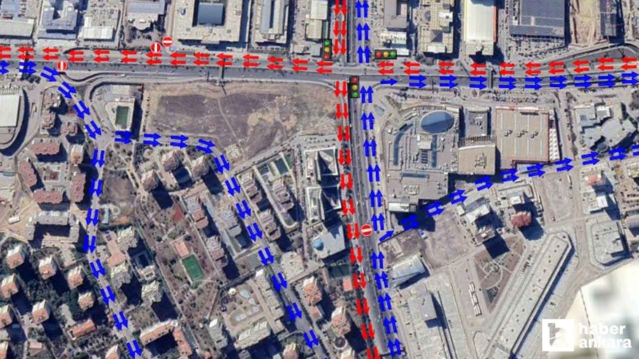 Ankaralılar dikkat! Anadolu Bulvarı üzerinde çalışma başladı