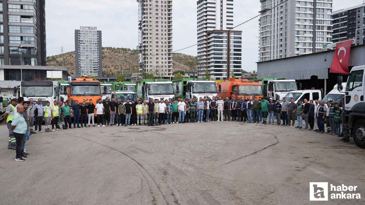 Keçiören'de geniş kapsamlı temizlik seferberliği!