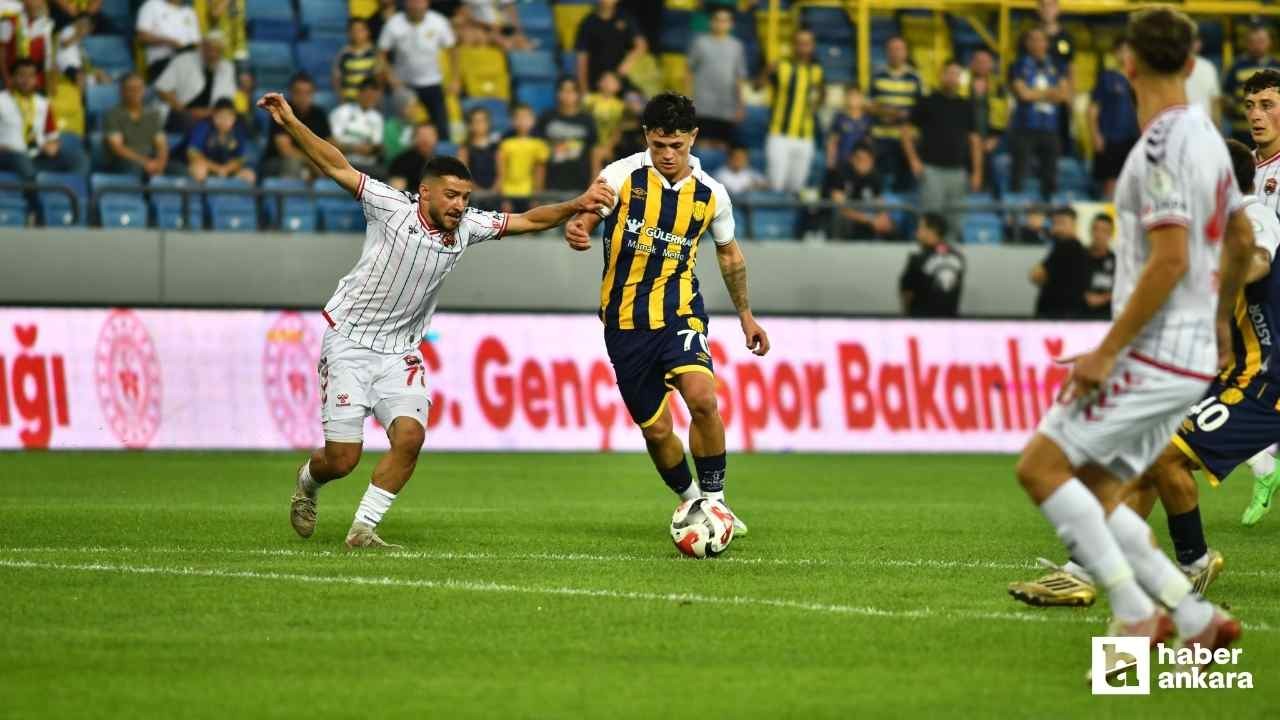 Ankaragücü Eryaman'da 24Erzincanspor ile 1-1 berabere kaldı
