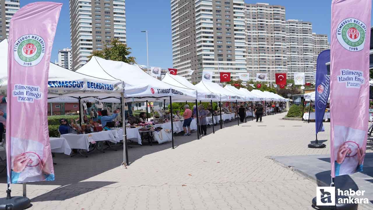 Etimesgut Belediyesi Kadın Emeği Pazarı'nın 7.'sini gerçekleştirdi
