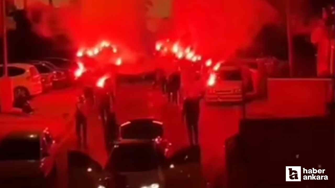 Kırıkkale'de meşalelerle kız isteyen damat adaylarına ceza kesildi