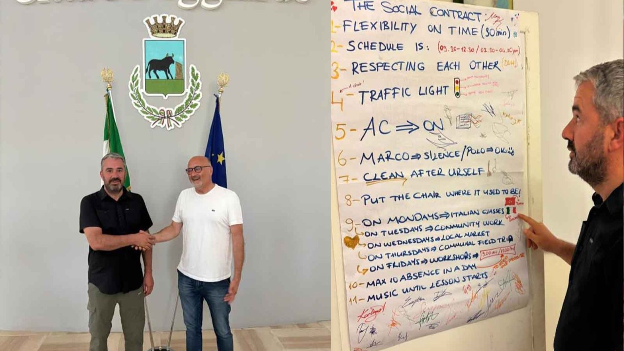 Pursaklar Belediye Başkanı Çetin'den Poggiardo'ya dostluk ziyareti