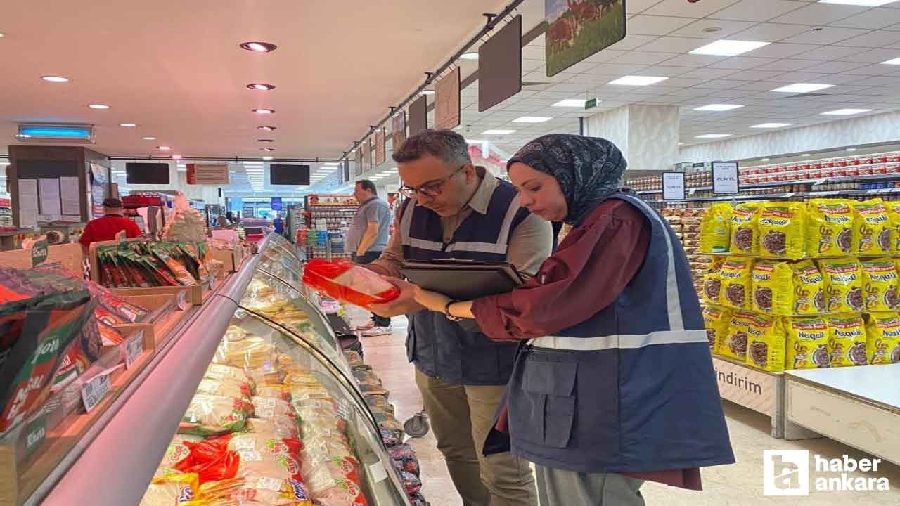Ticaret Bakanlığı'nda Ankara'daki marketlere fahiş fiyat denetimi