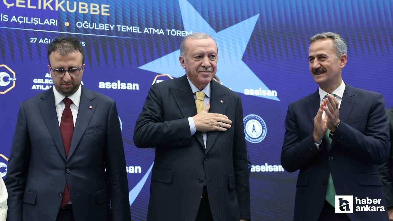 Cumhurbaşkanı Erdoğan: Çelik Kubbe ile hava savunmasında artık farklı bir klasmana çıkacağız