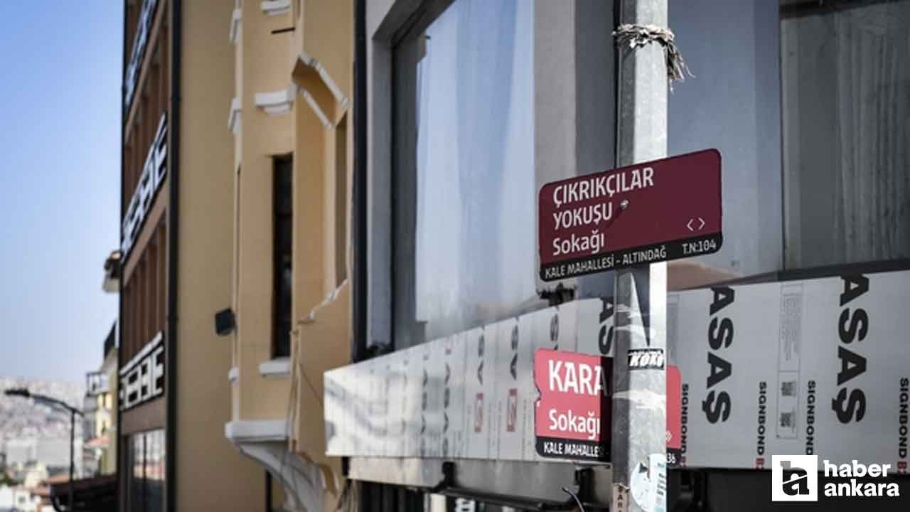 Ankara'nın ilk açık hava AVM'si burasıydı: Çıkrıkçılar Yokuşu yenileniyor!