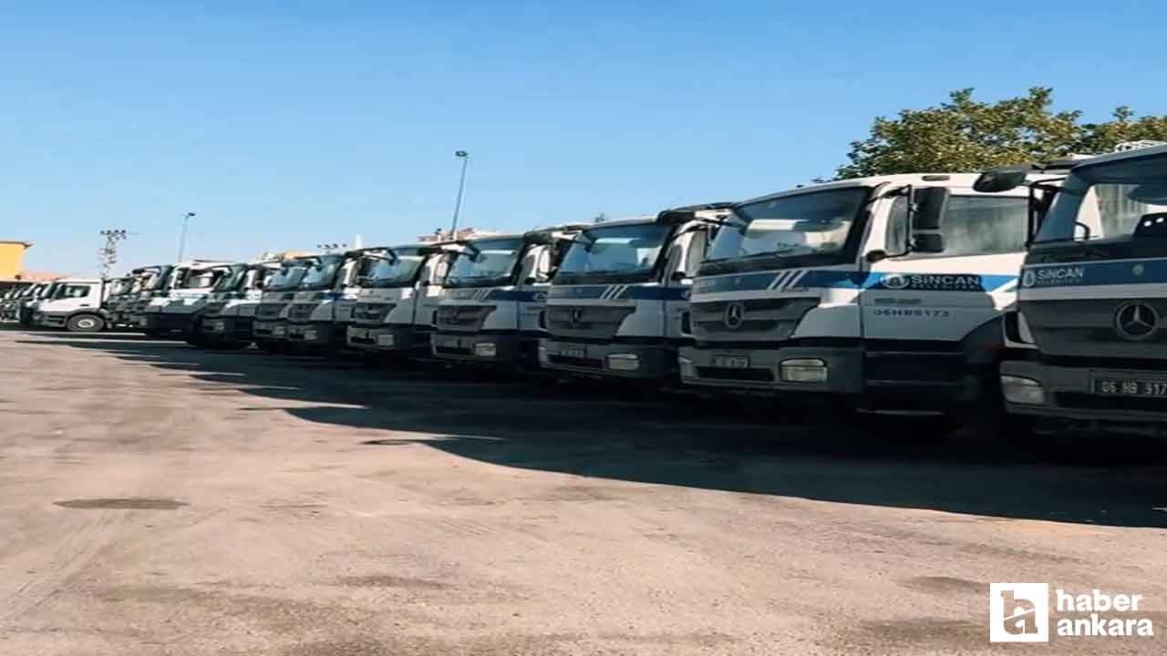 Sincan Belediyesinden ilçe genelinde temizlik ve hijyen çalışması