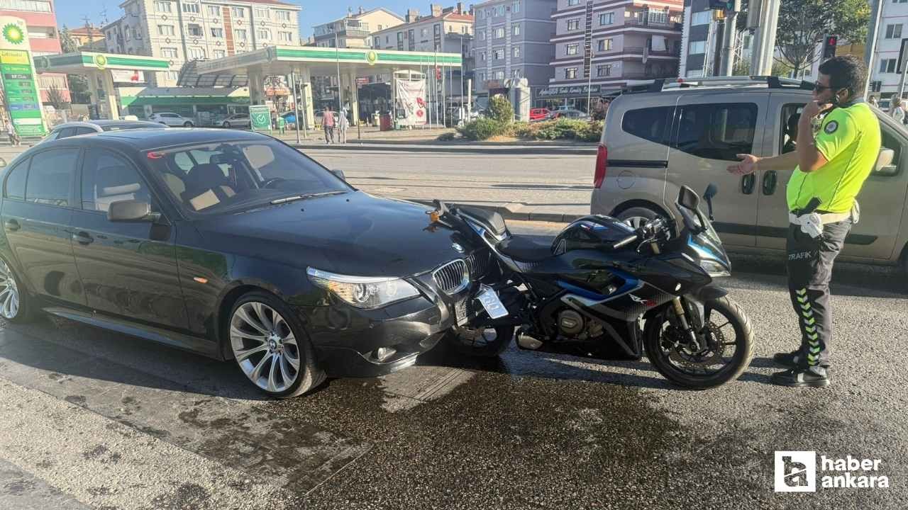 Sincan'da ardı ardına aynı yerde iki trafik kazası oldu