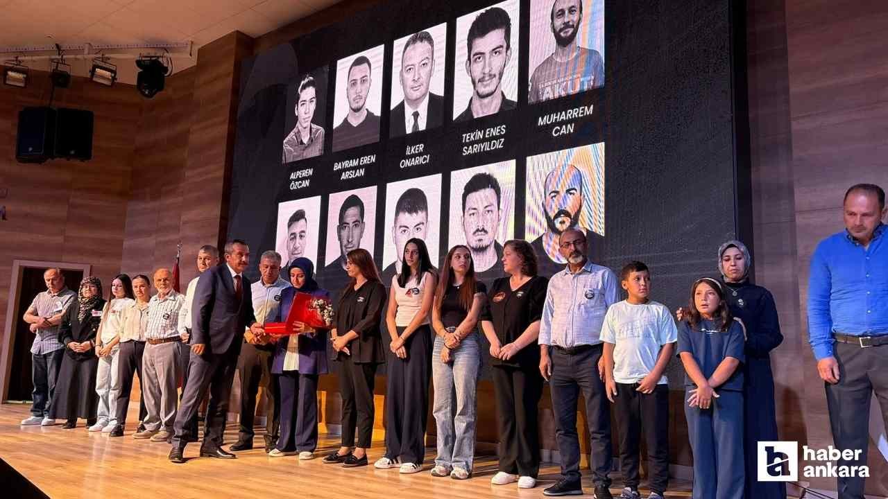 Eskişehir yangınında şehit olanlar için Ankara'da anma töreni yapıldı