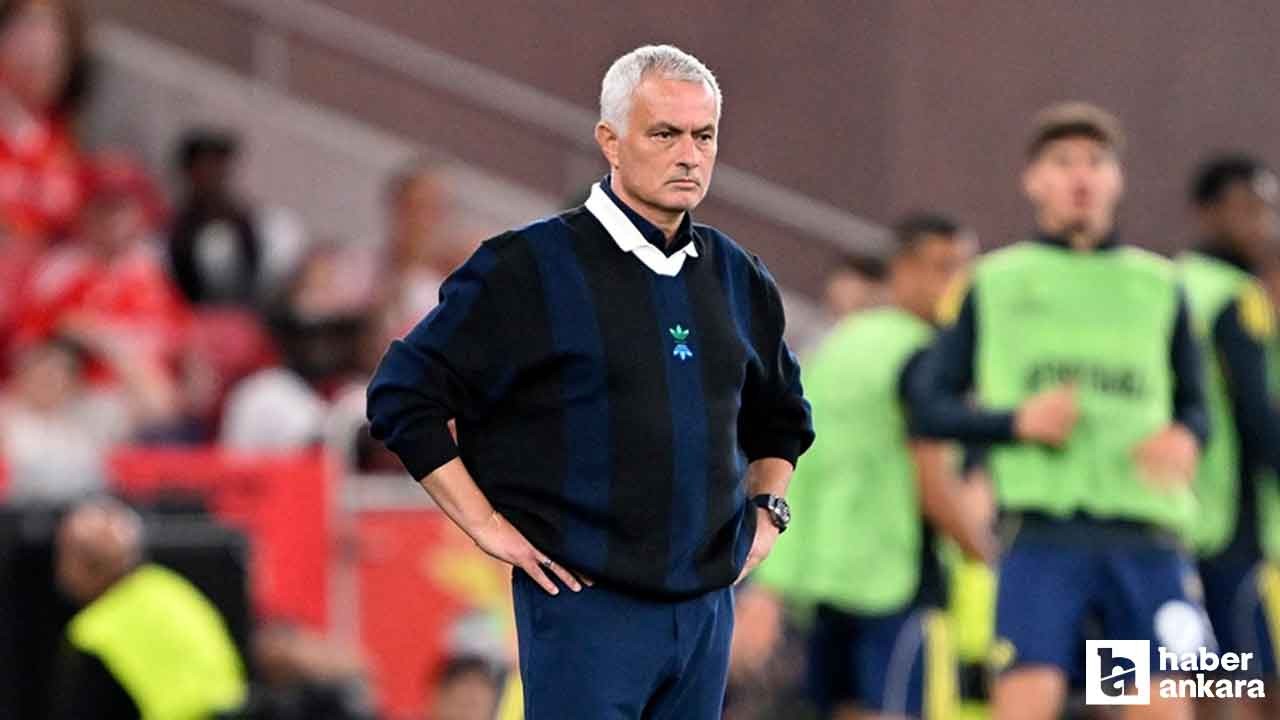 Fenerbahçe’de Jose Mourinho ile yollar ayrıldı