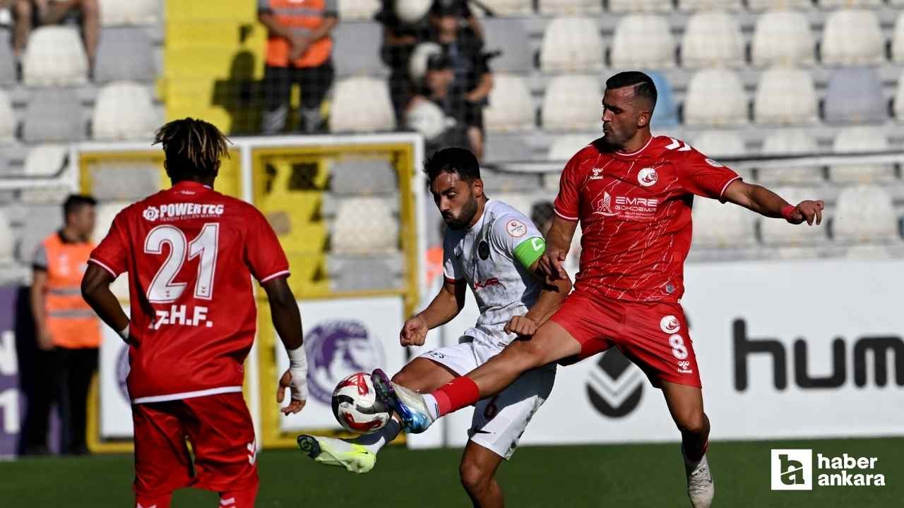Ankara Keçiörengücü konuk ettiği Arca Çorum FK'ye 2-1 kaybetti
