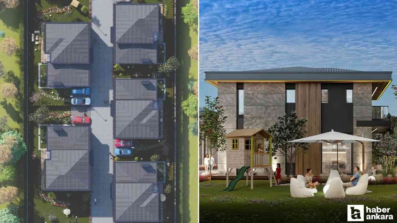 Başkentte gürültüden uzaklaşmak isteyenlere Ramars Karacakaya'dan tripleks villalar