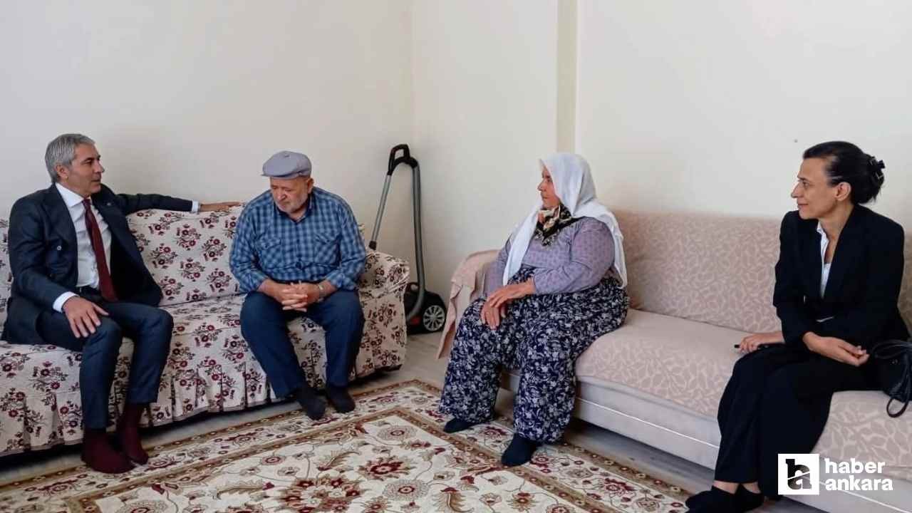 Beypazarı Kaymakamı Ünal Coşkun şehit ailelerine ziyaretleri sürdürüyor