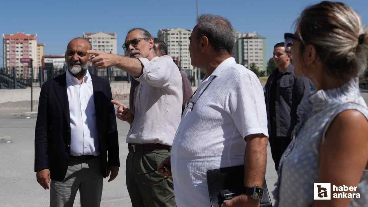 Erdal Beşikcioğlu, Etimesgut Belediyesi'nin çalışmalarını sahada inceliyor