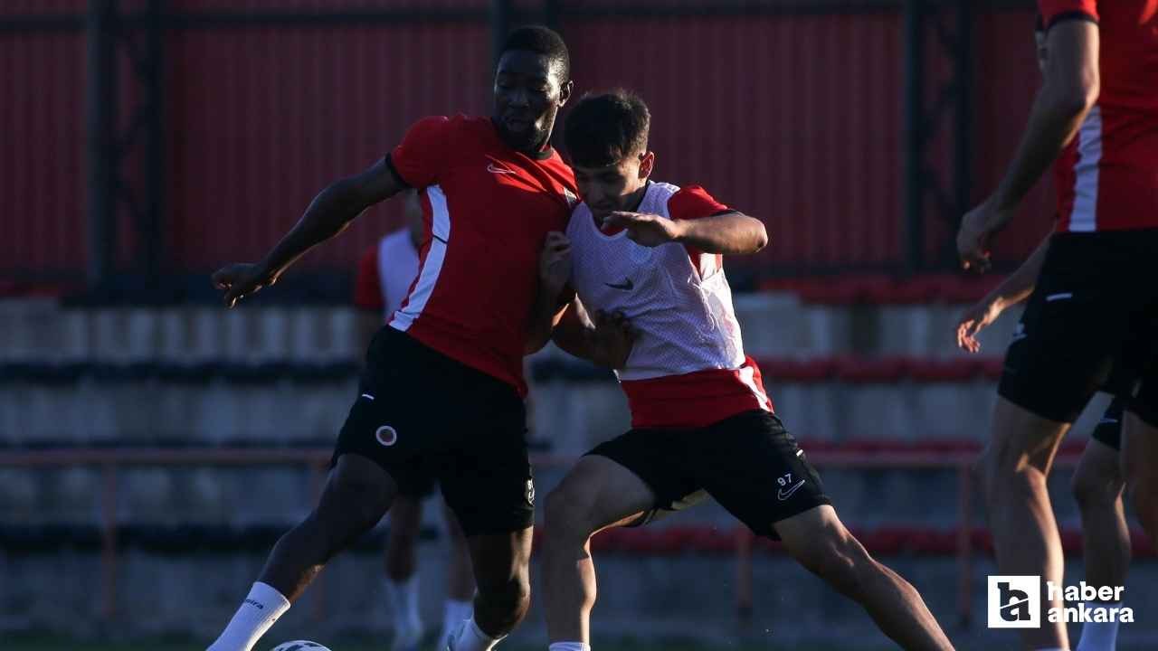 Gençlerbirliği milli arada antrenmanlara devam ediyor