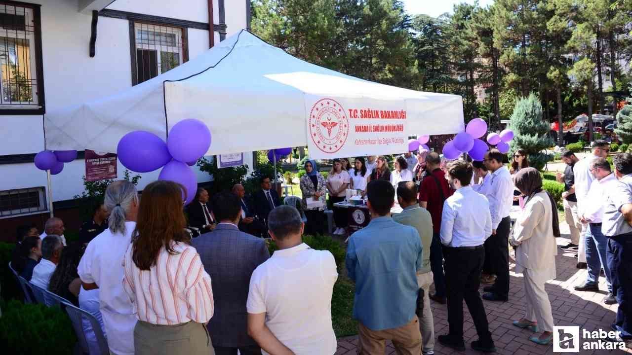 Kahramankazan Sağlık Parkı'nda Halk Sağlığı Haftası kutlanıyor