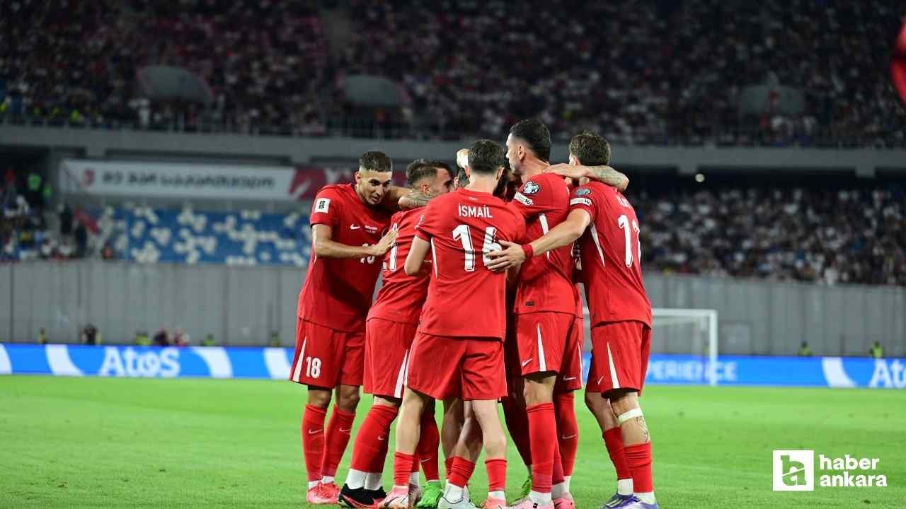 Türkiye deplasmanda Gürcistan'ı 3-2 ile geçti