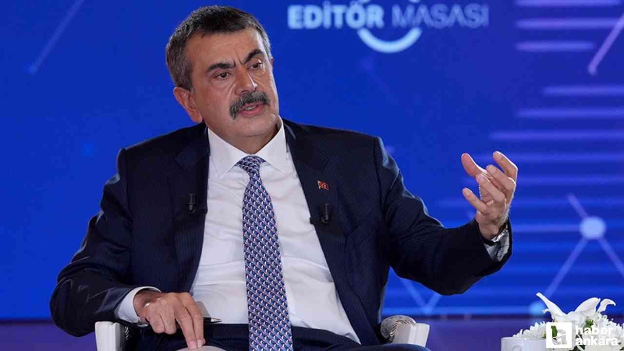 Bakan Tekin'den zorunlu eğitim süresi ve zorunlu bağış konusunda açıklama!