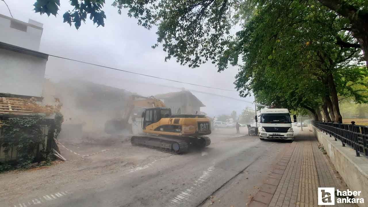 Altındağ Belediyesi metruk yapıları yıkmaya devam ediyor