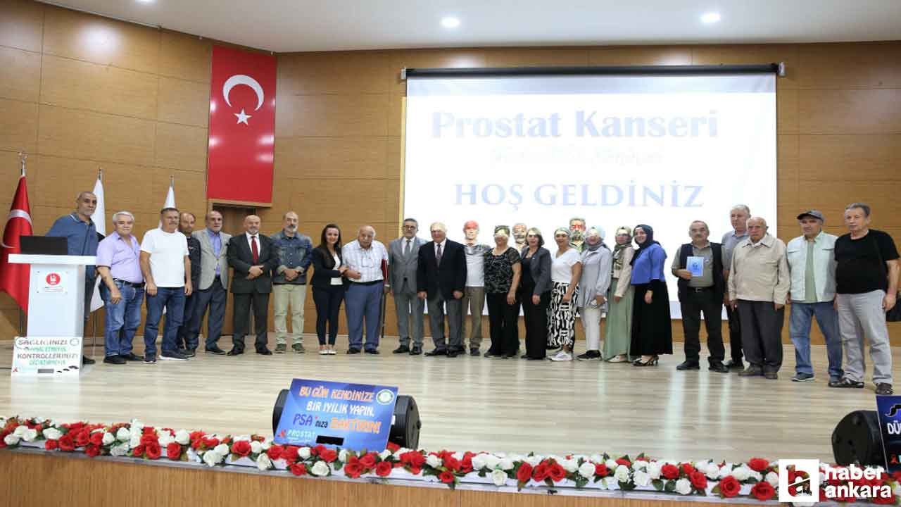 Keçiören Belediyesinden prostat kanseri için farkındalık semineri