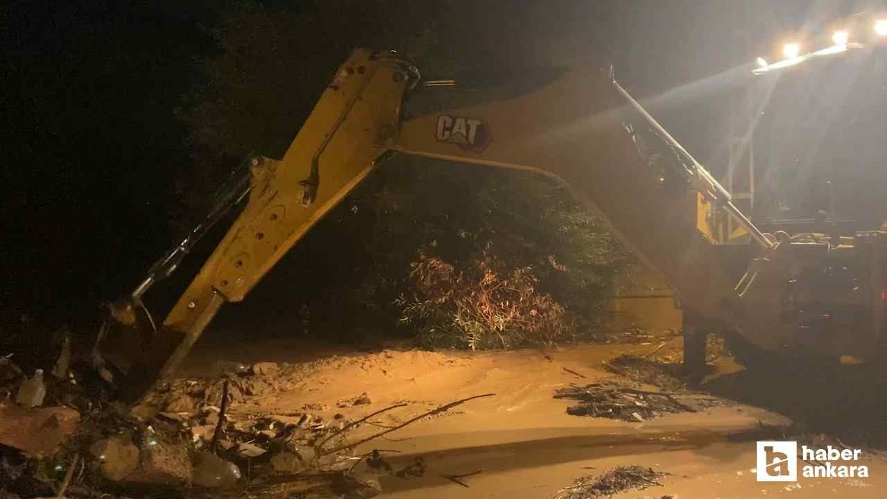 Kırıkkale'de şiddetli sağanak su baskınlarına dönüştü