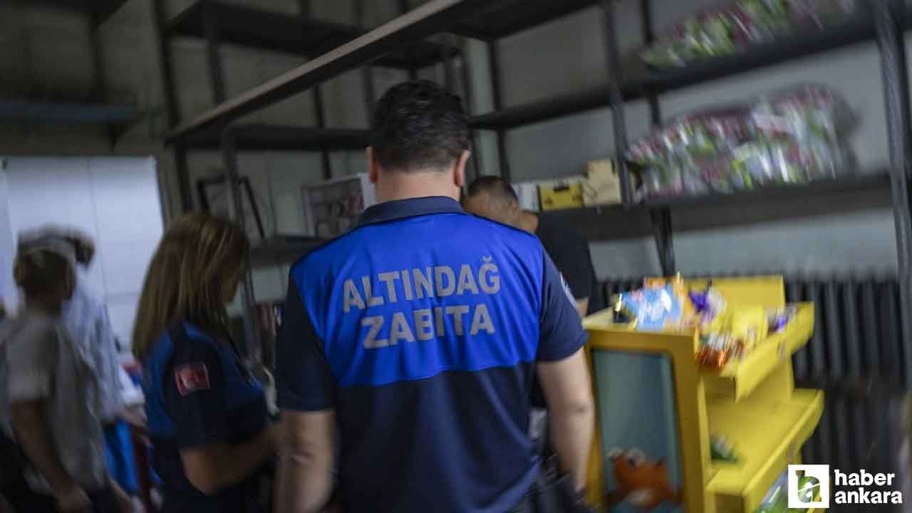 Altındağ Belediyesi, ilçedeki okul kantinlerini denetledi