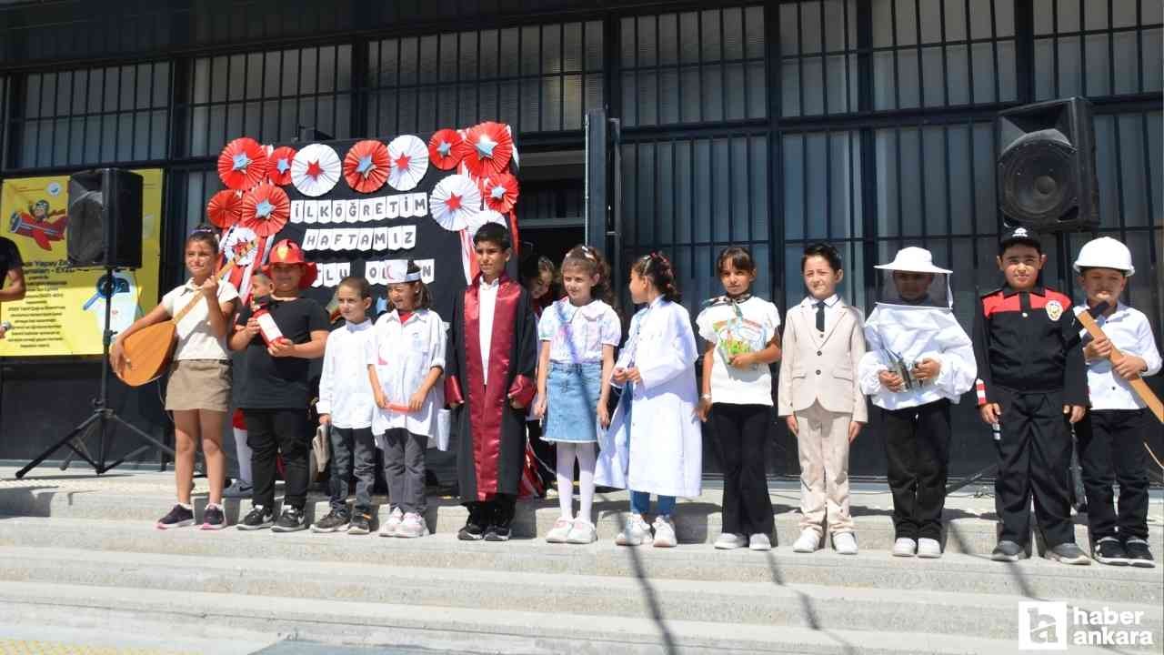 Kahramankazan'da İlköğretim Haftası çeşitli etkinliklerle kutlandı