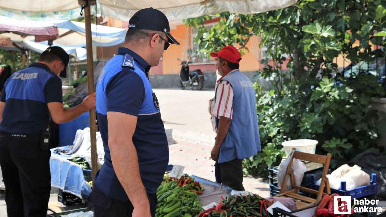 Keçiören Belediyesi zabıta ekipleri denetimlerini sürdürüyor