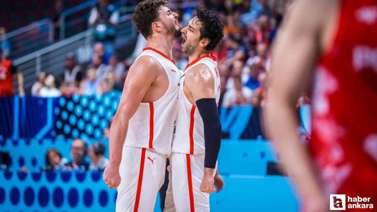 Basketbolda tarihi maç: Rakip Yunanistan