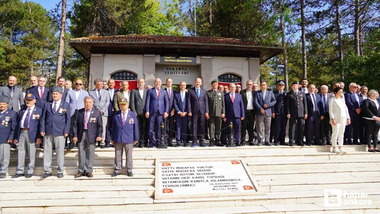 Sakarya Zaferinin 104. yılı için Polatlı'da anma töreni yapıldı