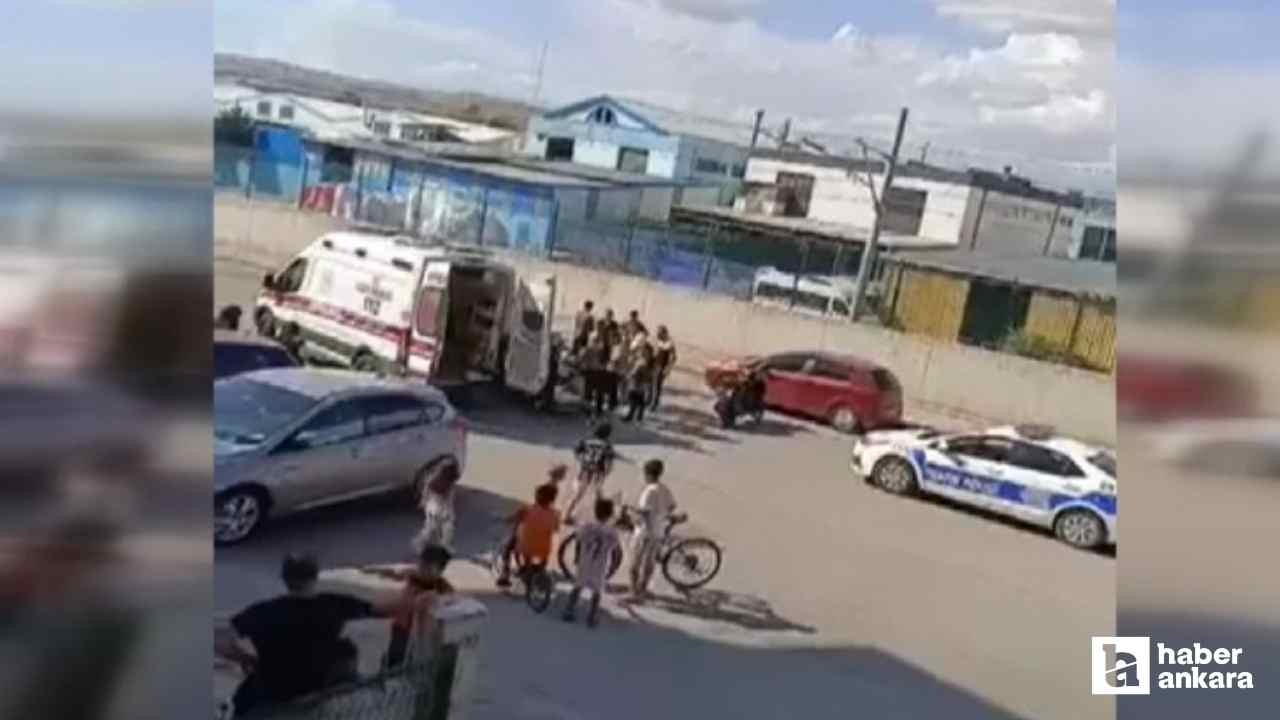 Sincan'da yolun karşısına geçmek isteyen yayaya otomobil çarptı