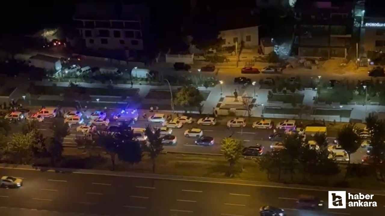 Ankara'da Konya Yolu üzerinde kavga! Ölü ve yaralıların olduğu iddia edildi