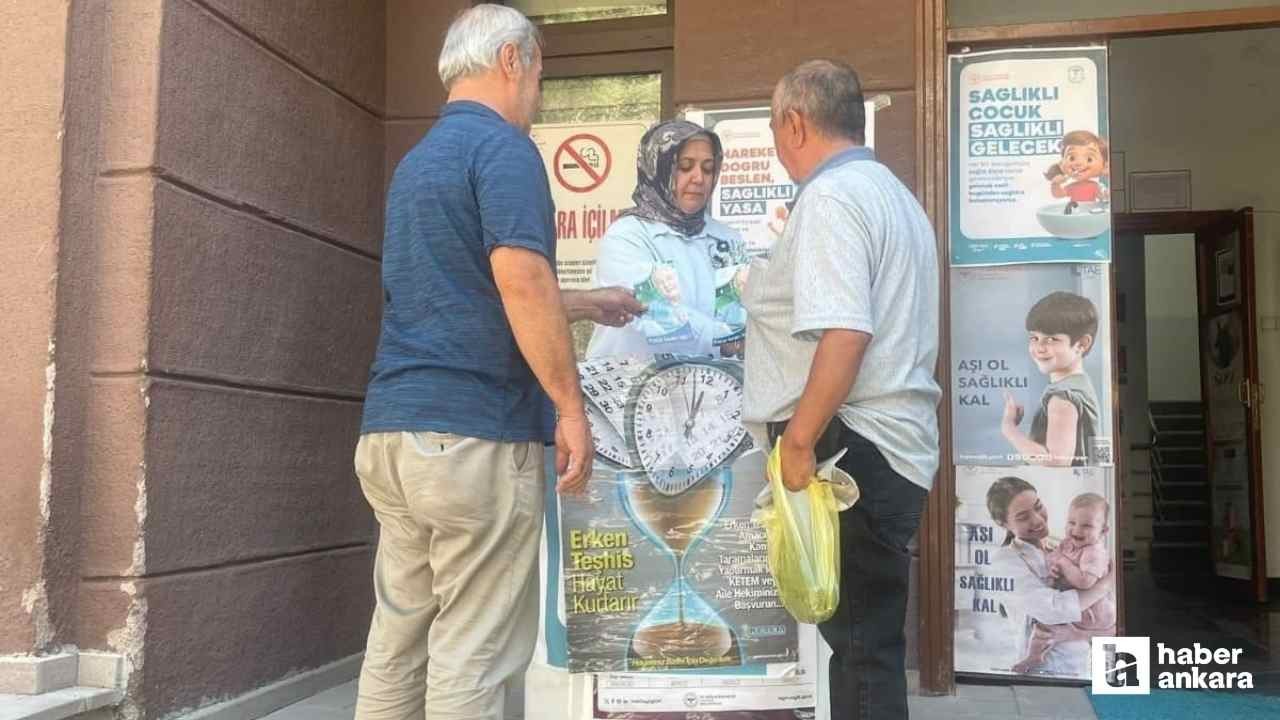 Beypazarı'nda vatandaşlar prostat kanseri hakkında bilgilendirildiler